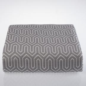 Комплект покрывало 240x260 с декор подушками (45х45 - 2 шт.) Klee - Серый - Фото 2