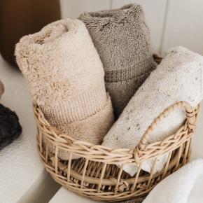 Полотенце дорогое для тела махровое 100% хлопок органический 76х142 Heritage Natural Cotton - Светло-карамельный