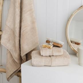 Полотенце элитное банное махровое 100% хлопок органический 76х142 Heritage Natural Cotton - Светло-карамельный