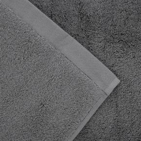 Полотенце махровое большое банное 100х180 Olympia - Темно-серый - Фото 2