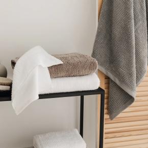 Полотенце турецкое рифленое 50х90 Slim Ribbed Белое