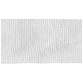 Полотенце в полоску махровое хлопковое 100х180 Striped Terry - Белое