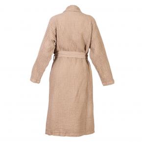 Халат вафельный Поусада M от Abyss & Habidecor (Абисс и Хабидекор) 711 Taupe - Коричневый премиум