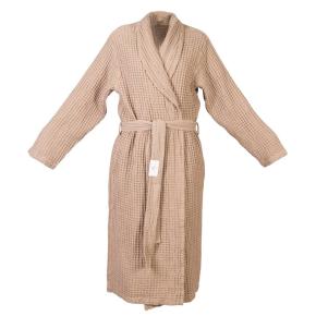 Халат вафля Поусада XXL от Abyss & Habidecor (Абисс и Хабидекор) 711 Taupe - Коричневый элитный 