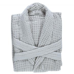 Халат вафля Поусада S от Abyss & Habidecor (Абисс и Хабидекор) 992 - Серебро 100% хлопок египетский премиум