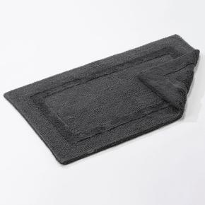 Коврик пушистый  плотный махровый 60х100 Реверс (Reversible) 997 Volcan - Антрацит от Abyss & Habidecor ( Абисс Хабидекор )