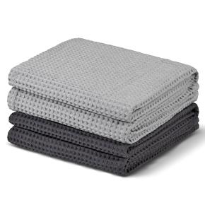 Покрывало вафельное хлопковое 240x260 Samata Hamam - Темно-серый