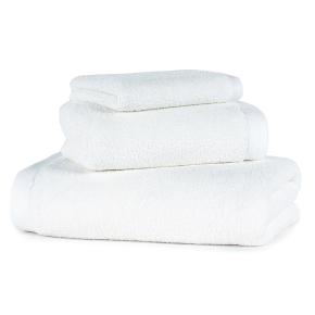 Полотенце шёлковое с хлопком для лица и рук 50х100 Shine Coton & Silk - Белое