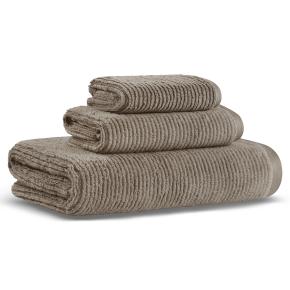 Салфетка рифленая для рук и лица 30х40 Slim Ribbed от Lappartement (Лапартмент) - Cable Stone Серо-Коричневый Турция