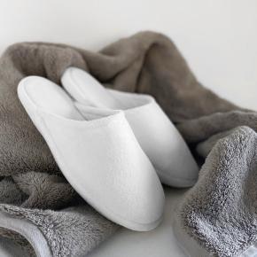 Тапочки махровые закрытые унисекс 40/41 Olympia - Белый от Hamam (Хамам) удобные для мужчин и женщин