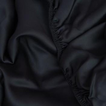 Простыня на резинке (200х200х40) Black Brilliant Grass - Черная от German grass