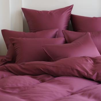 Постельное белье евро (200х220; 70х70 - 2 шт; 180х200х40) Purple Brilliant Grass - Пурпурный
