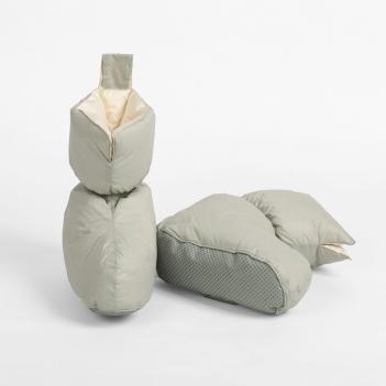 Пуховые тапочки туристические (Сапожки-носочки) 36/39 Comfort Socks Travel Grass - Серый от Герман Грасс