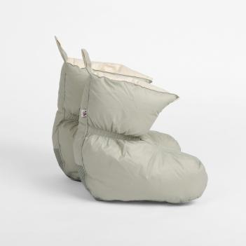 Пуховые тапочки для туризма (Сапожки-носочки) 36/39 Comfort Socks Travel Grass - Серый