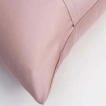 Постельное белье евро (200х220; 50х70 - 2 шт; 240х260) Rose Brilliant Grass - Розовое наволочка на запахе