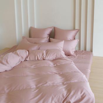 Пододеяльник гладкий 160х220 Rose Brilliant Grass - Розовый