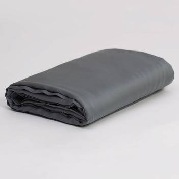 Постельное белье евро (200х220; 50х70 - 2 шт; 70х70 - 2 шт; 160х200х40) Grey Brilliant Grass - Серое с плоской простыней