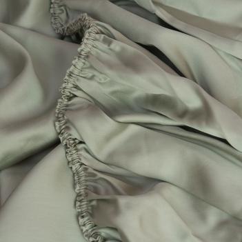 Постельное белье семейное (150х200 - 2 шт; 50х70 - 2 шт; 160х200х40) Olive Brilliant Grass - Оливковый отделка простыни