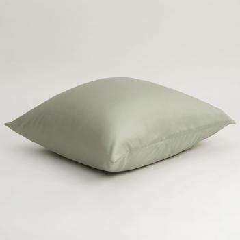 Комплект розовых наволочек шелковистые (70х70 - 2 шт.) Olive Brilliant Grass - Оливковый