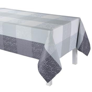 Скатерть с водоотталкивающим покрытием 175x250 Kyoto - Серый Le Jacquard Francais (Жаккард Франсе) 