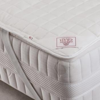 Наматрасник с резинками по углам непромокаемый 90х200 Mattress Cotton Drysoft Grass - легкий (360 гр.)