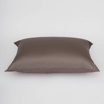 Постельное белье полутороспальное (150х200; 50х70 - 2 шт; 160х200x40) Havana Brown Brilliant Grass - Коричневое 100% тенсель