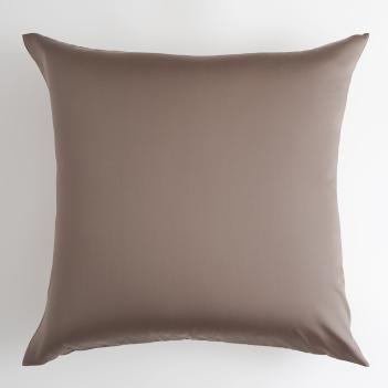 Постельное белье евро (200х220; 70х70 - 2 шт; 240х260) Havana Brown Brilliant Grass - Коричневое 100% тенсель