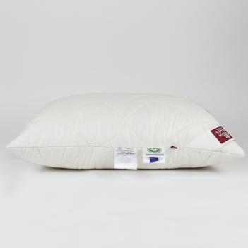 Подушка стеганая 50х70 Organic Linen Grass  лён / хлопок - регулируемая (800 гр.)