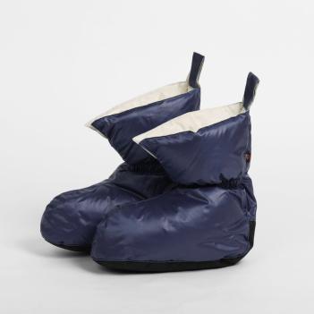 Пуховые тапочки в поход туристические (Сапожки-носочки) 40/45 Comfort Socks Travel Grass - Ink Темно-Синий