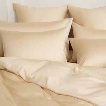 Пододеяльник гладкий 160х220 Vanilla Brilliant Grass - Бежевый