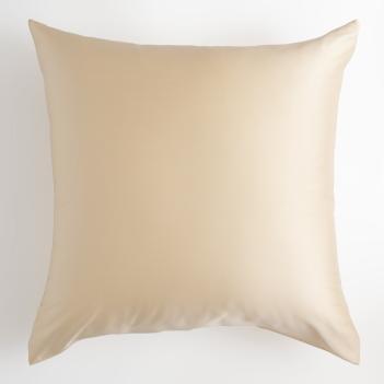 Постельное белье евро (200х220; 70х70 - 2 шт; 160х200x40) Vanilla Brilliant Grass - Бежевое 100% тенсель