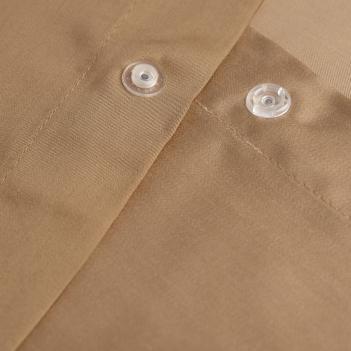 Постельное белье полутороспальное (150х200; 70х70 - 2 шт; 160х200x40) Sand Brilliant Grass - Песочный с пододеяльником на кнопках