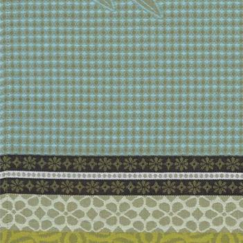 Полотенце кухонное вафельное для рук 38х54 Alpilles - Зеленое от Le Jacquard Francais (Жаккард Франсе)