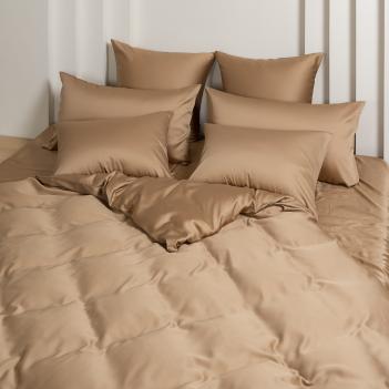 Постельное белье полутороспальное (150х200; 70х70 - 2 шт; 160х200x40) Sand Brilliant Grass - Песочный от German Grass