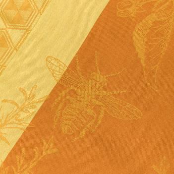 Фартук франция с пчелами 90x96 Miel de nectar - Оранжевый от Le Jacquard Francais (Жаккард Франсе) 