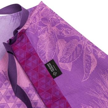 Фартук 90x96 Miel de nectar - Фиолетовый от Le Jacquard Francais (Жаккард Франсе)  детально этикетка