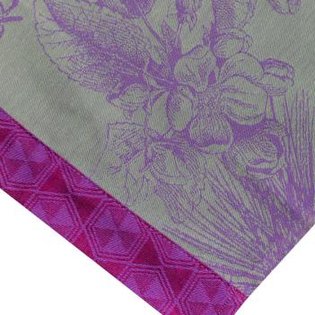 Фартук элитный 90x96 Miel de nectar - Фиолетовый от Le Jacquard Francais (Жаккард Франсе) 