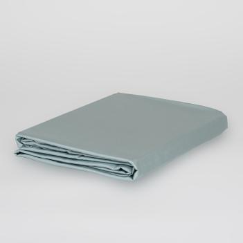 Постельное белье евро (200х220; 70х70 - 2 шт; 240х260) Sea Wave Brilliant Grass - Бирюзовое с плоской простыней