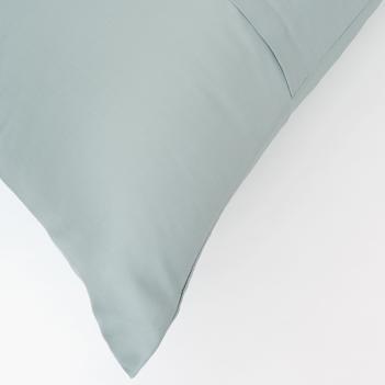 Постельное белье евро (200х220; 50х70 - 2 шт; 180х200x40) Sea Wave Brilliant Grass - Бирюзовое наволочка на запахе