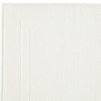 Полотенце для ног (коврик) 50х80 Cawo Modern ( Каво Модерн) 304 600 Weiss - Белый 100% хлопок