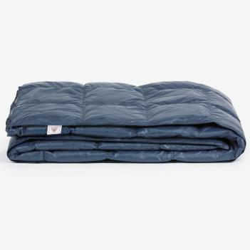 Плед дорожный пуховый 140x200 Travel Plaid Grass - Светло-Синий от German Grass (Герман Грасс)