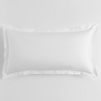 Наволочки в полоску как в отеле (50х90 - 2 шт.) Strip Palette Grass - Белые