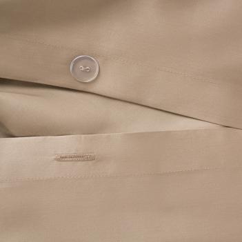 Пододеяльник на пуговицах полуторный (140х205) Caramel Beige Allure Grass - 100% Египетский хлопок - Карамельно-бежевый
