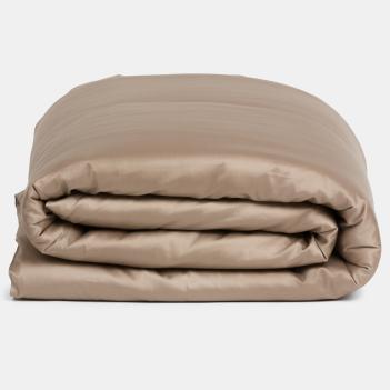 Пододеяльник полуторный (140х205) Caramel Beige Allure Grass - 100% Египетский хлопок - Карамельно-бежевый