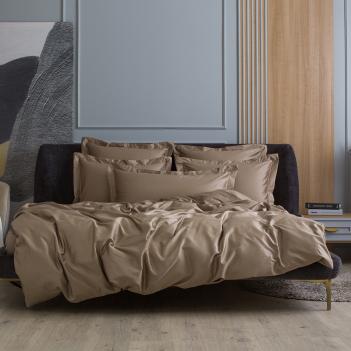 Комплект наволочек премиум класса (50х90 - 2 шт.) Caramel Beige Allure Grass - Карамельно-бежевый
