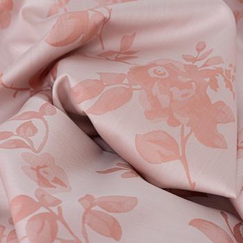 Пододеяльник с цветами оранжевый жаккард 150х200 Apricot Palette Grass - Абрикосовый