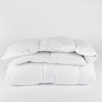 Одеяло детское в кроватку для новорожденных 100х150 Baby Platinum Grass 100% пух серый - всесезонное (350 гр.)