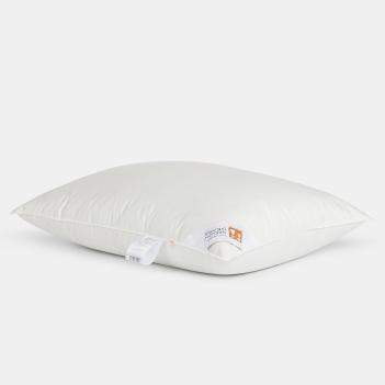 Подушка пуховая детская 50х68 Kinder Platinum Grass 100% пух серый - мягкая (400 гр.)