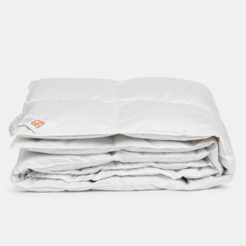 Одеяло для детей от 3 лет 150х200 Kinder Platinum Grass 100% пух серый - всесезонное (450 гр.)