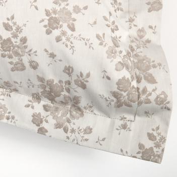 Наволочки в цветочек жаккард 50х90 - 2 шт. Silver Palette Grass - Серебристо-бежевые